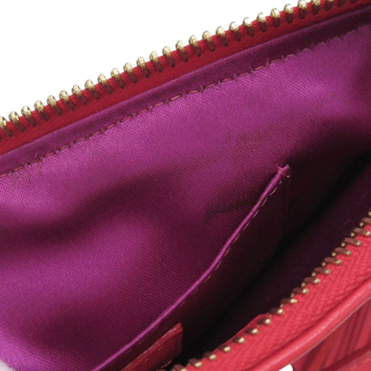 Fendi Zucchino Embossed Nappa Tassel Handbag