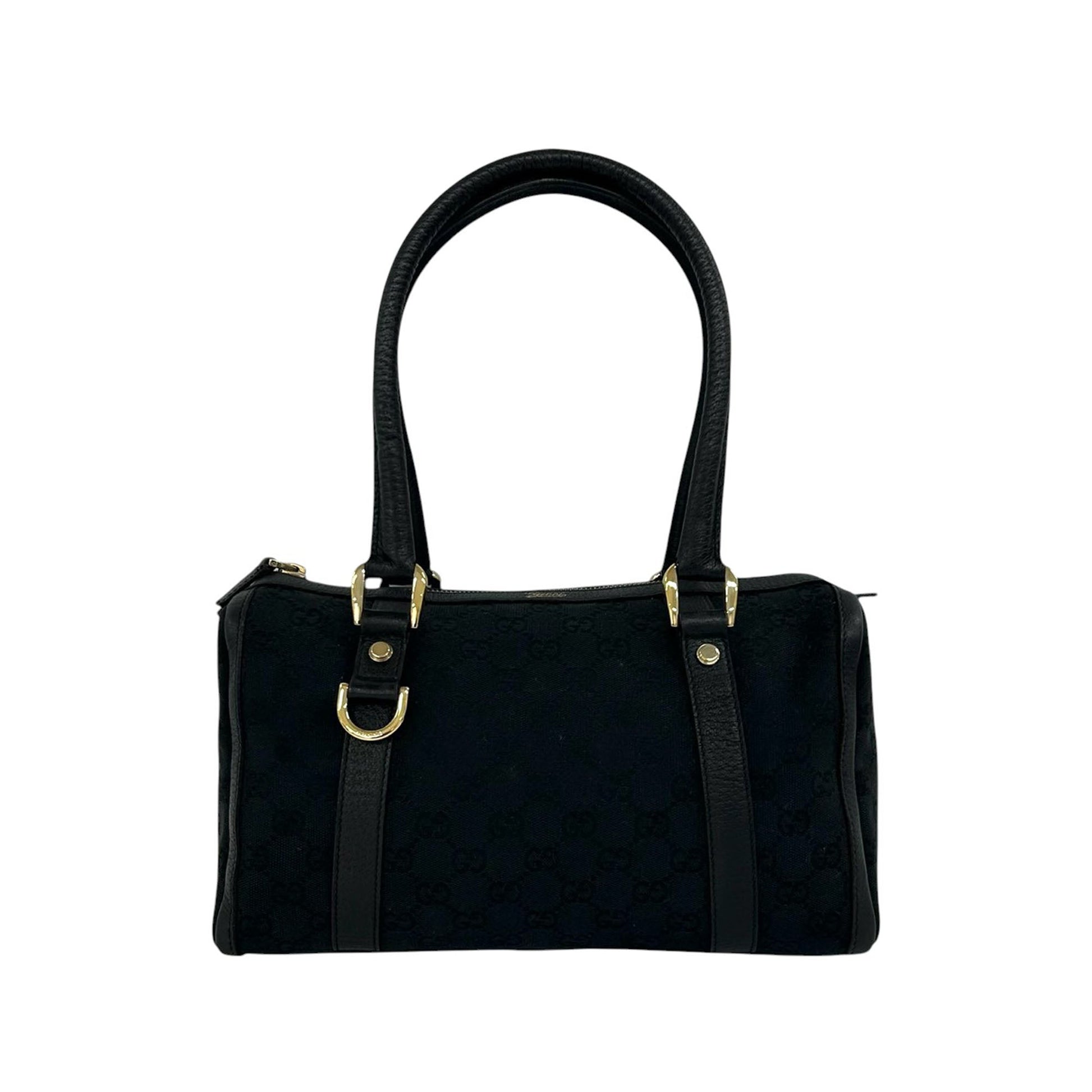 Gucci GG Canvas Abbey D Ring Boston Bag