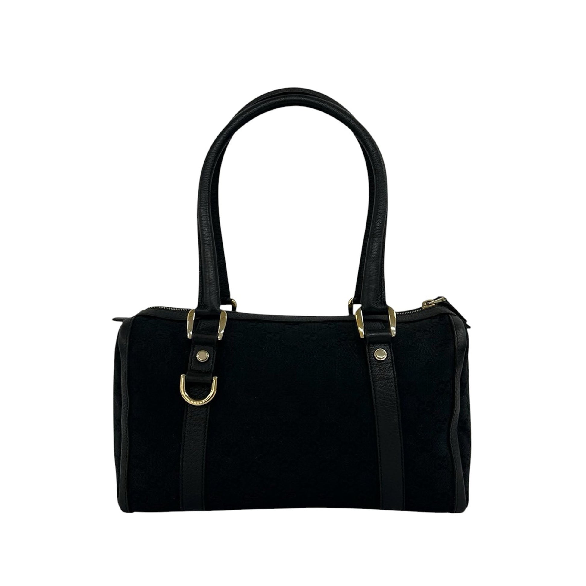 Gucci GG Canvas Abbey D Ring Boston Bag