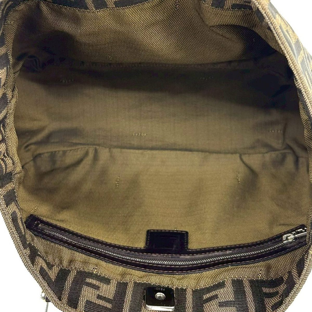 Fendi Small Zucca Canvas Twins Tote