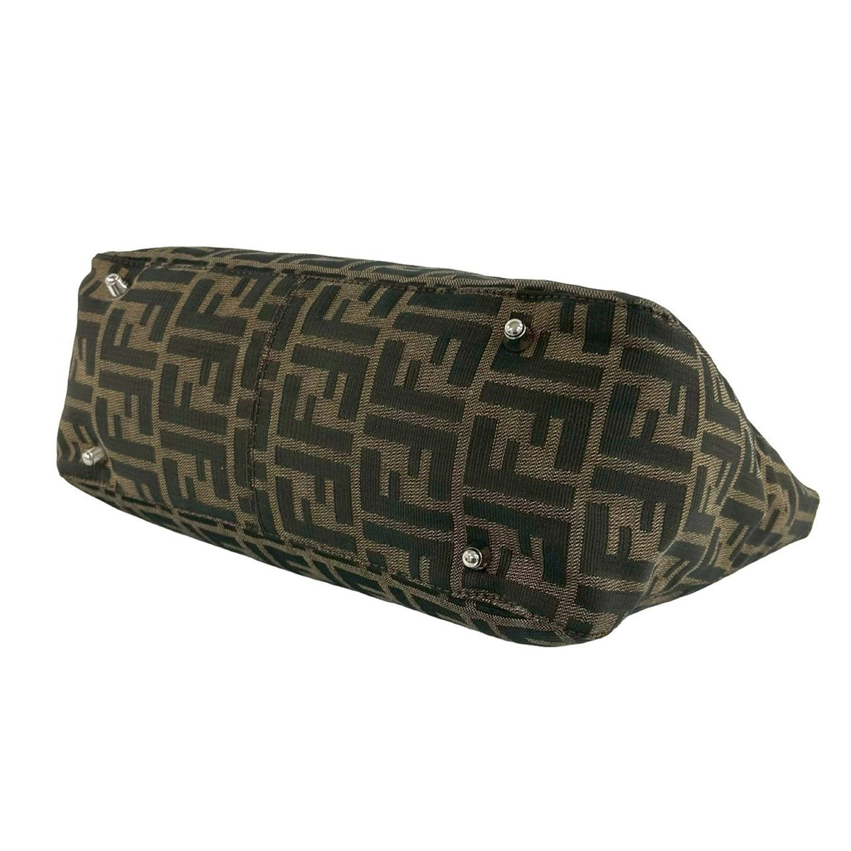 Fendi Small Zucca Canvas Twins Tote