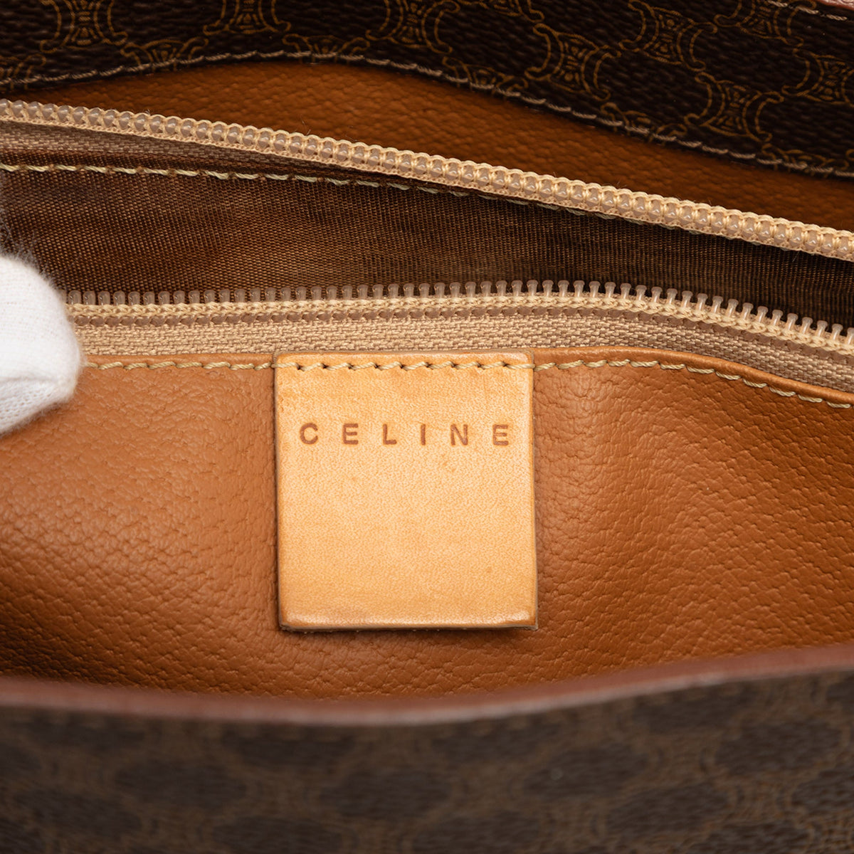 Celine Macadam Coated Canvas Tote