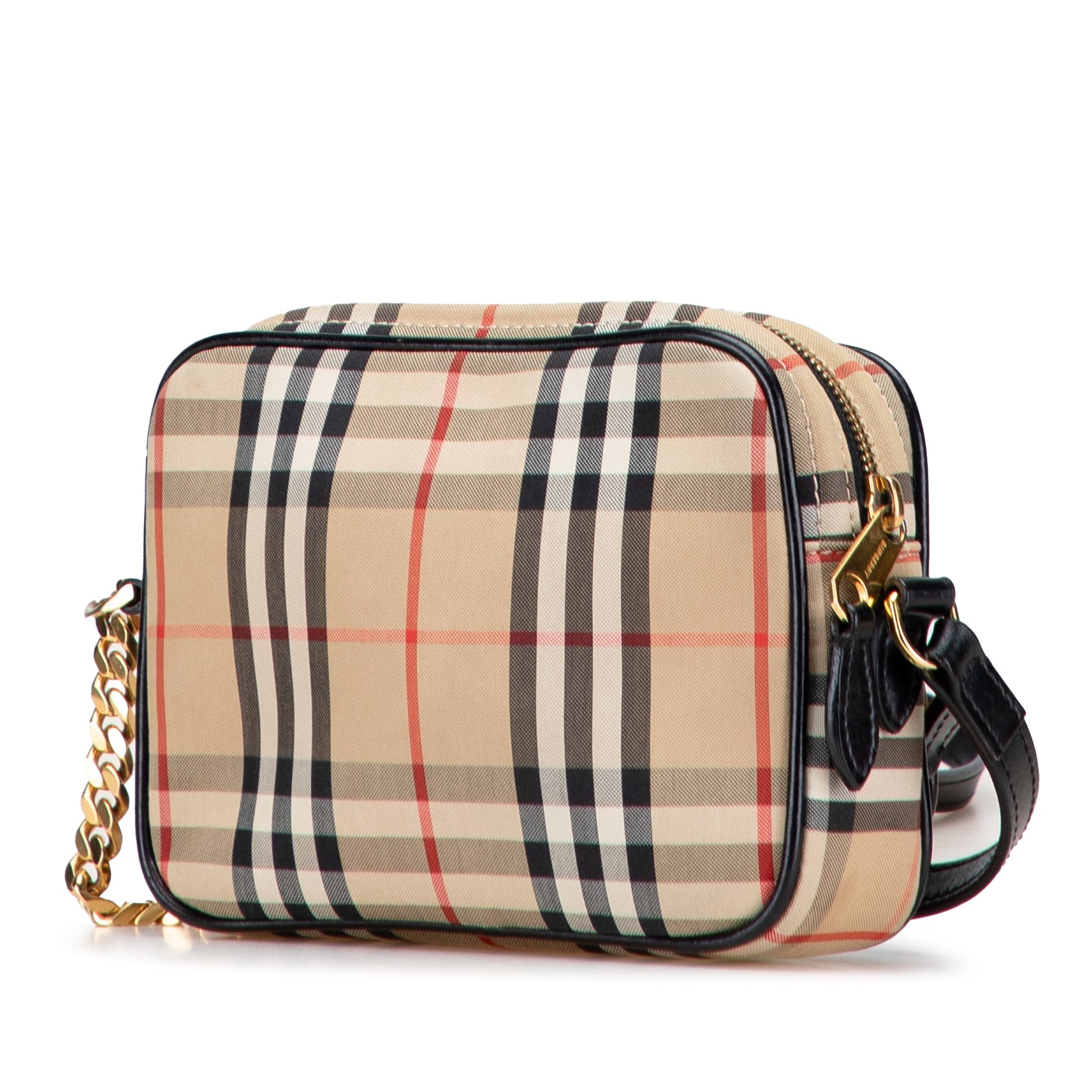 Burberry House Check Canvas Camera Bag