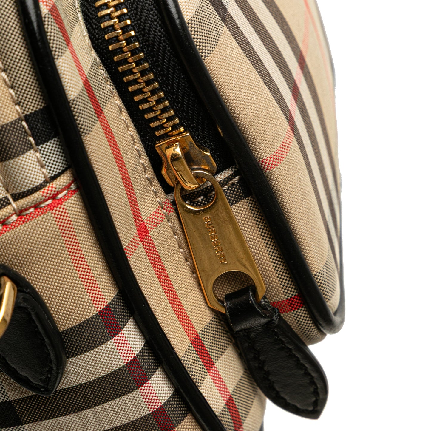 Burberry House Check Canvas Camera Bag
