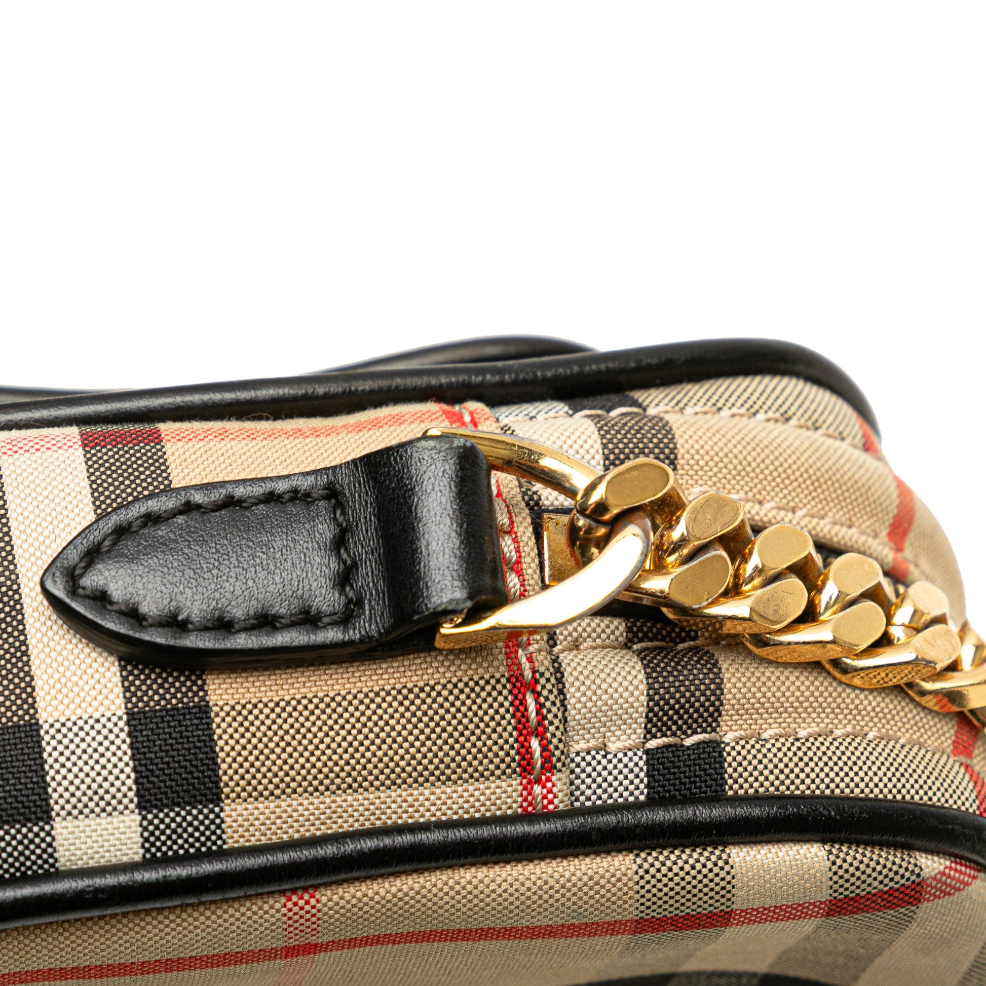 Burberry House Check Canvas Camera Bag