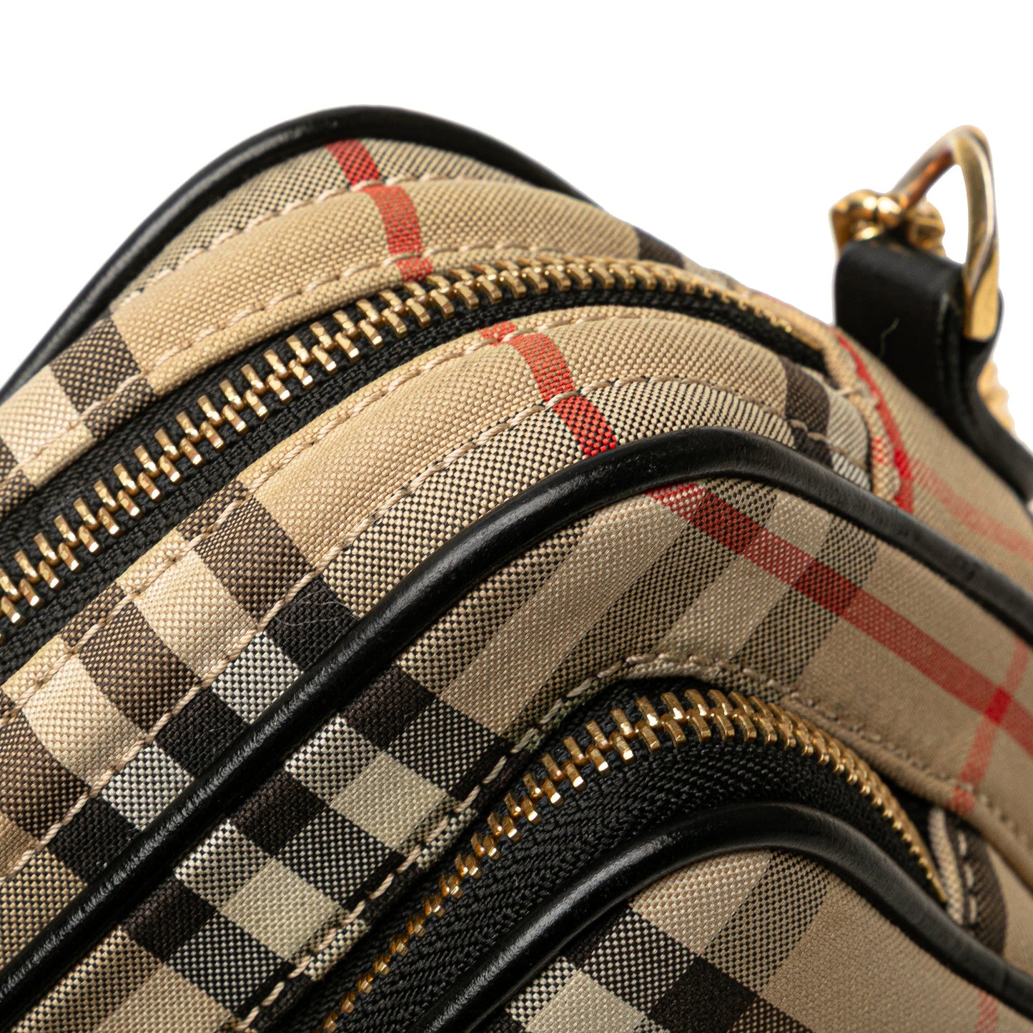 Burberry House Check Canvas Camera Bag