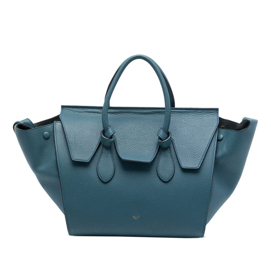 Celine Small Grained Calfskin Tie Knot Tote