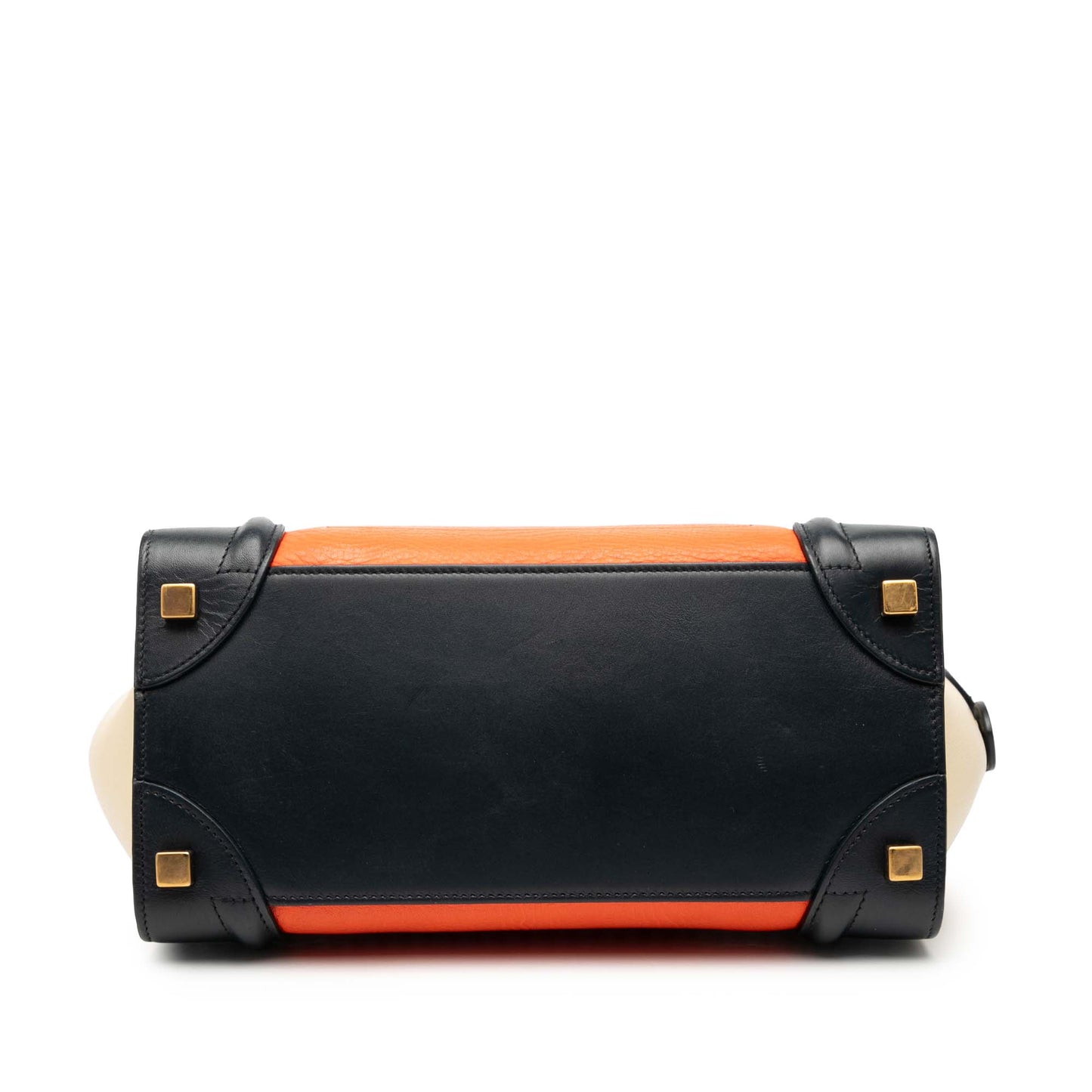Celine Micro Tricolor Leather Luggage Tote