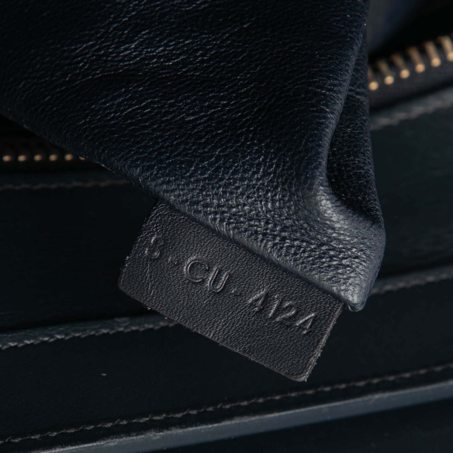 Celine Micro Tricolor Leather Luggage Tote