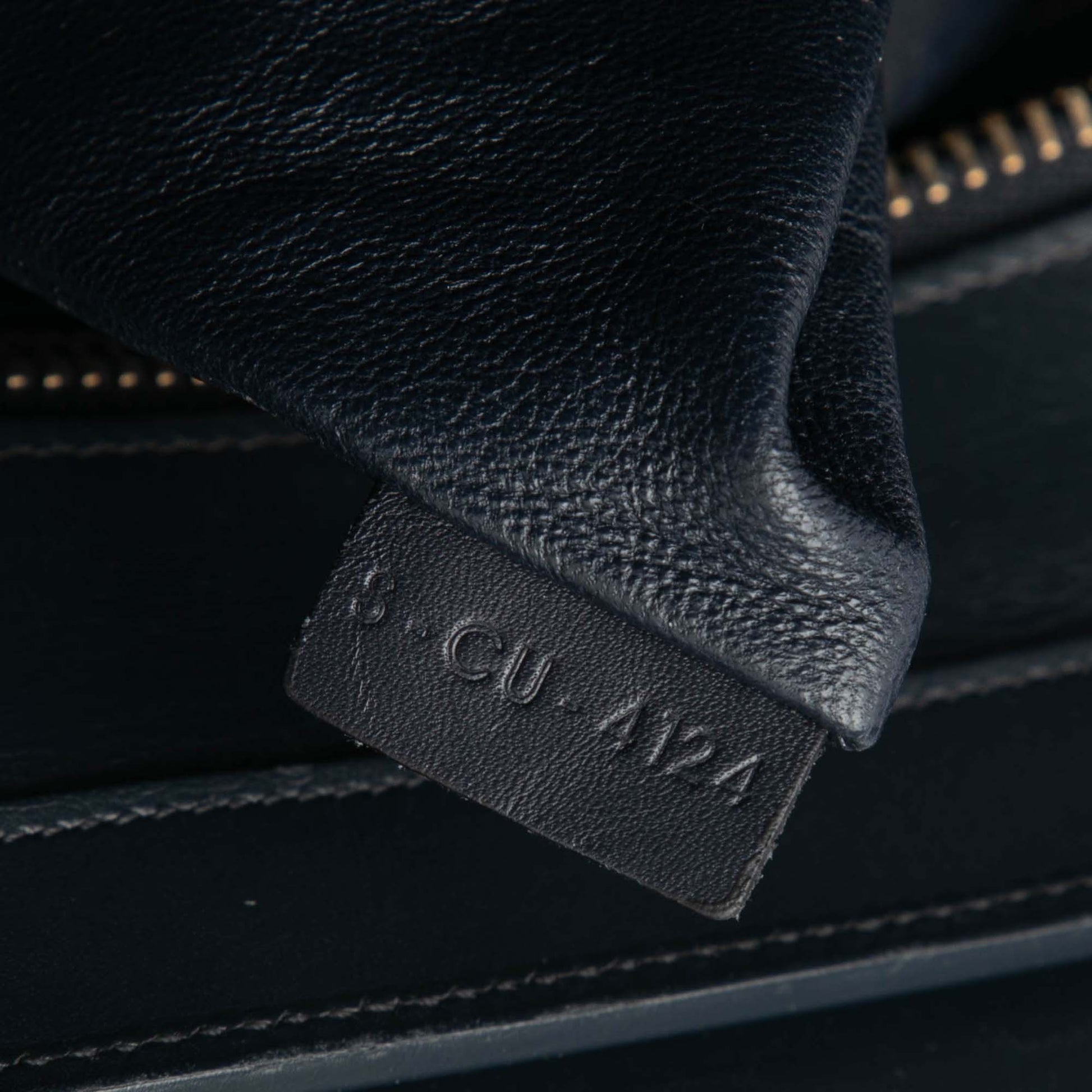 Celine Micro Tricolor Leather Luggage Tote