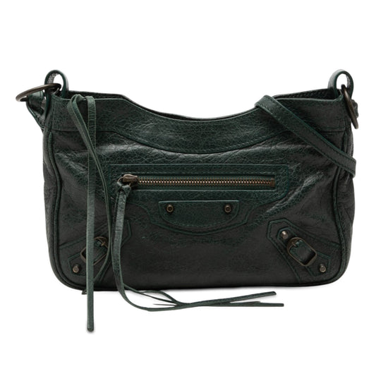 Balenciaga Lambskin Motocross Classic Hip Crossbody