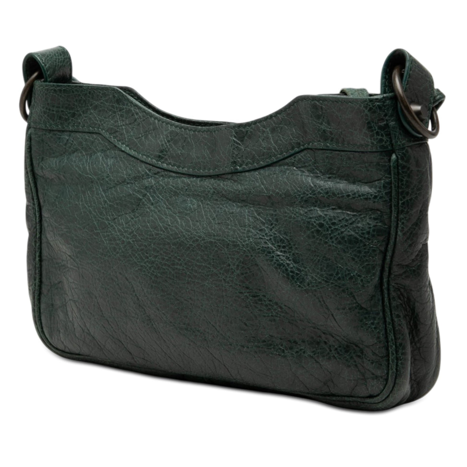 Balenciaga Lambskin Motocross Classic Hip Crossbody