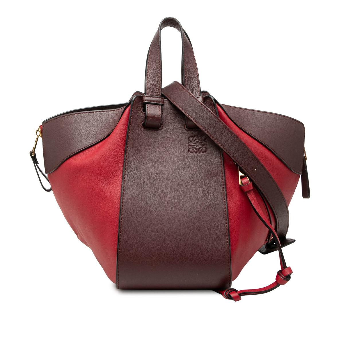LOEWE Small Bicolor Calfskin Hammock Bag