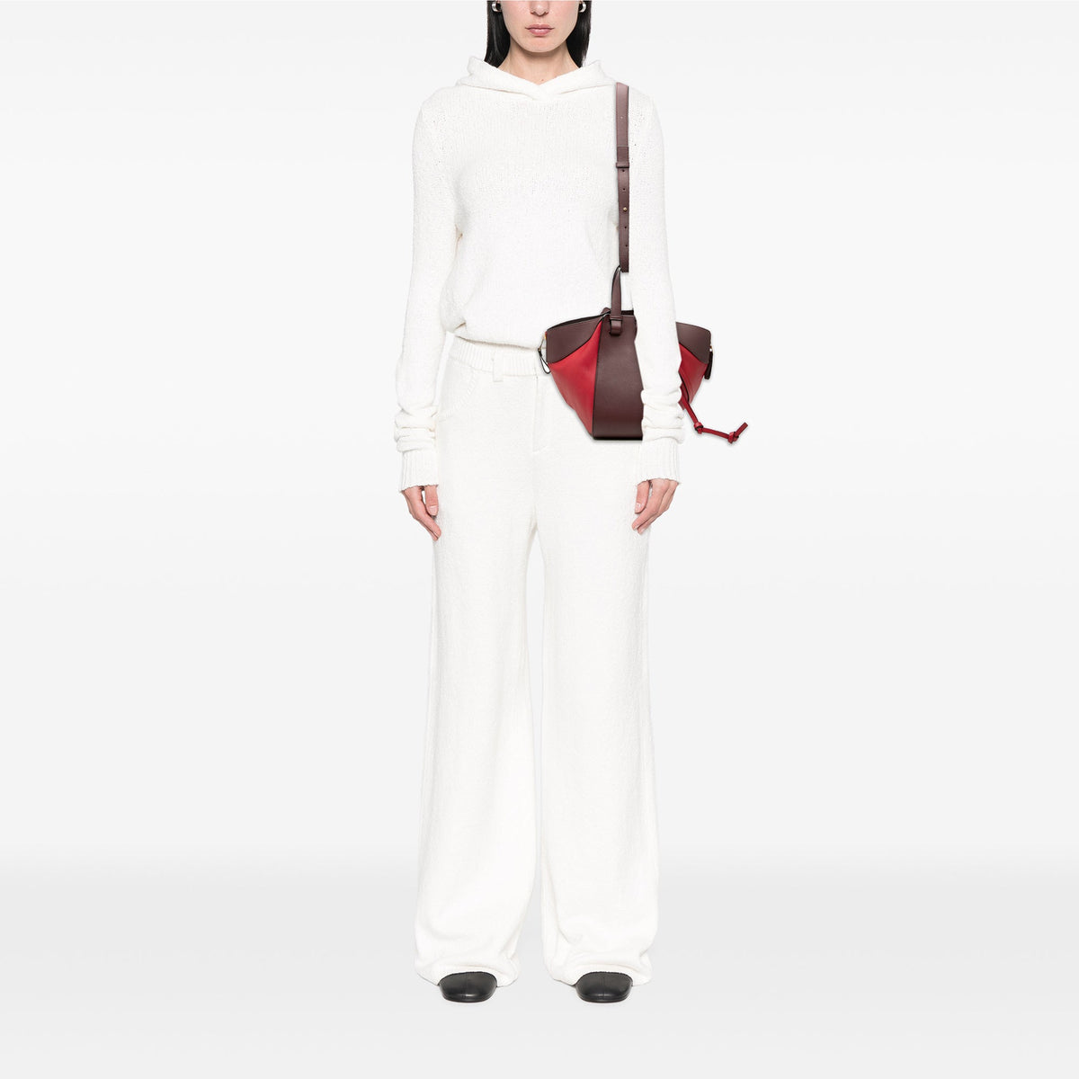 LOEWE Small Bicolor Calfskin Hammock Bag