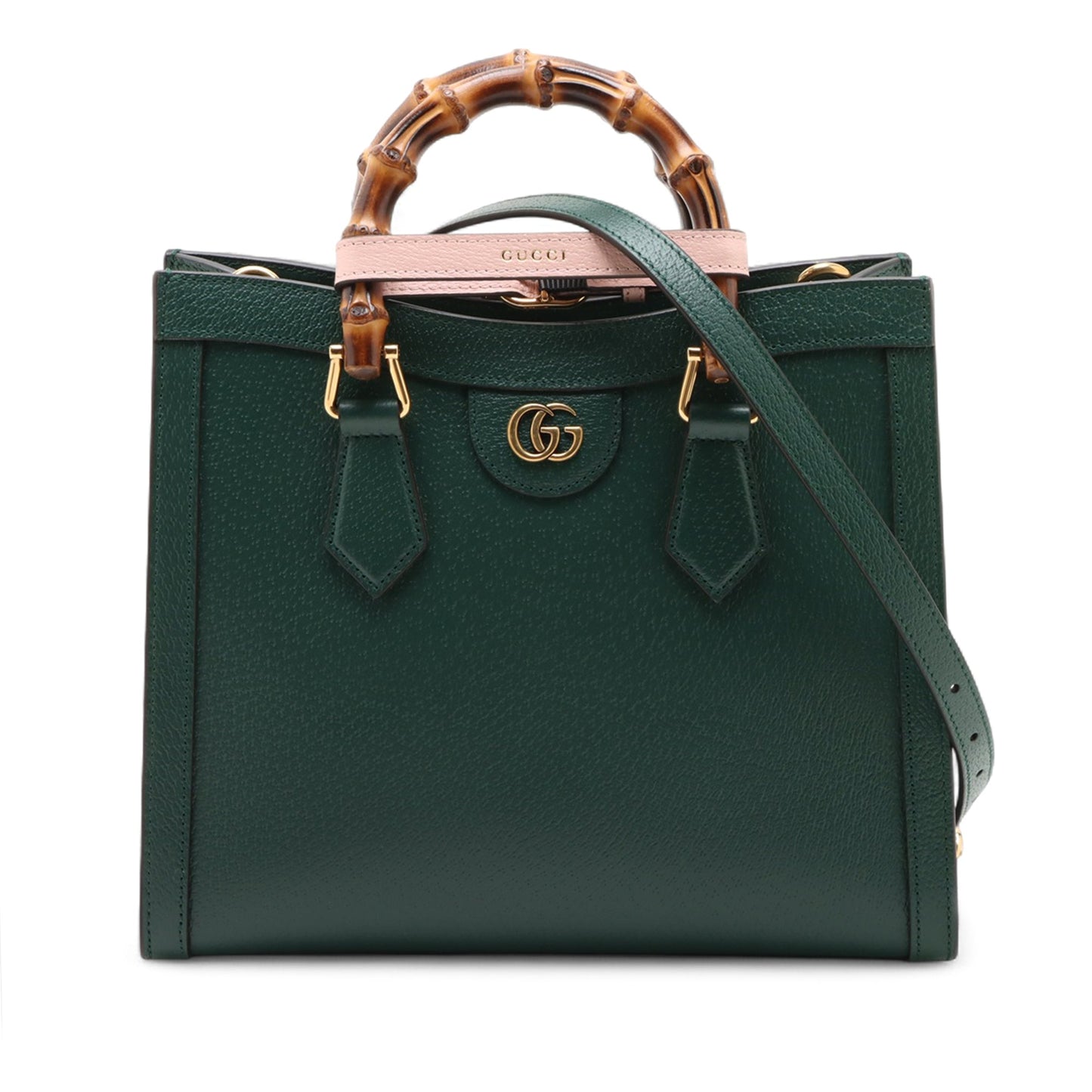 Gucci Small Calfskin Bamboo Diana Satchel