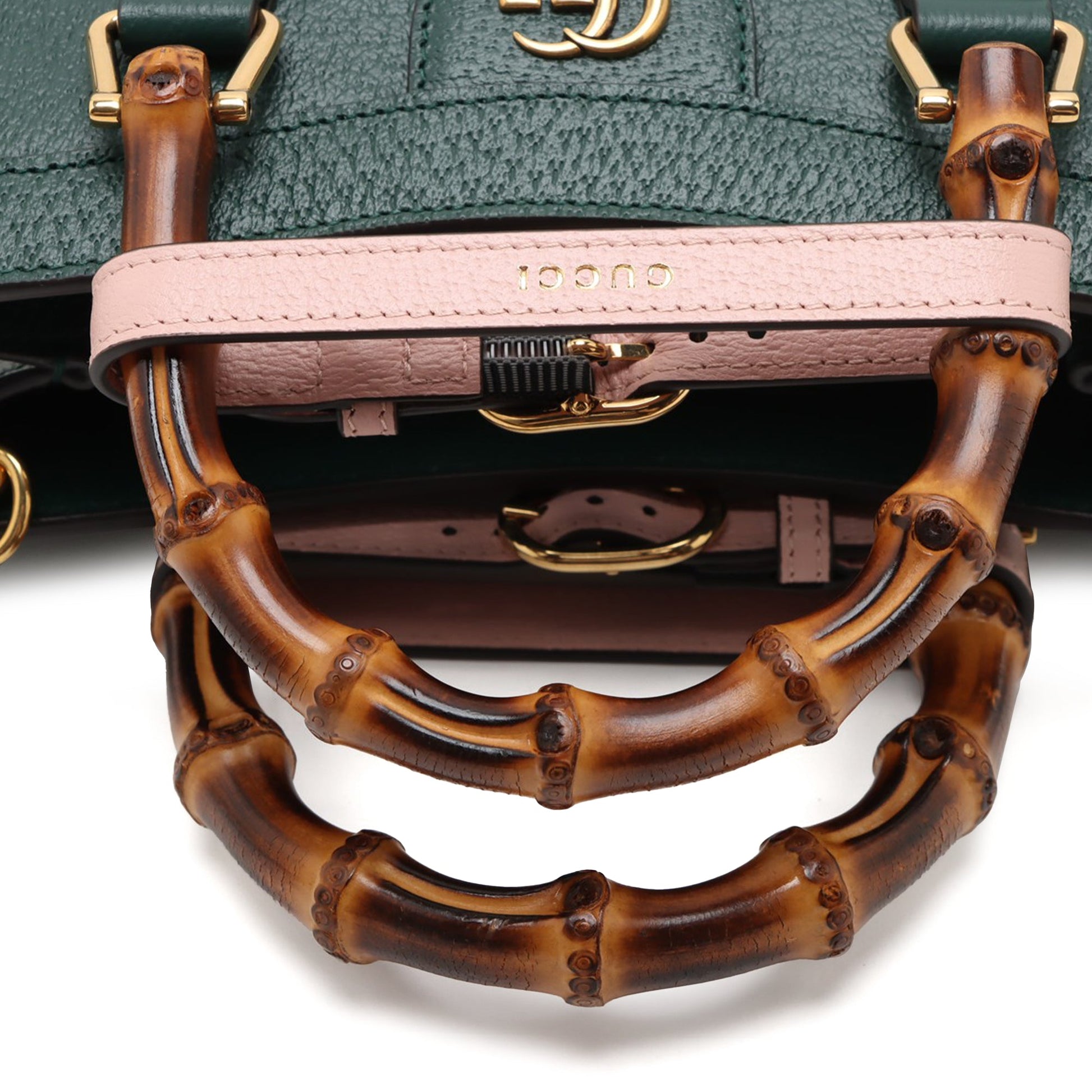 Gucci Small Calfskin Bamboo Diana Satchel