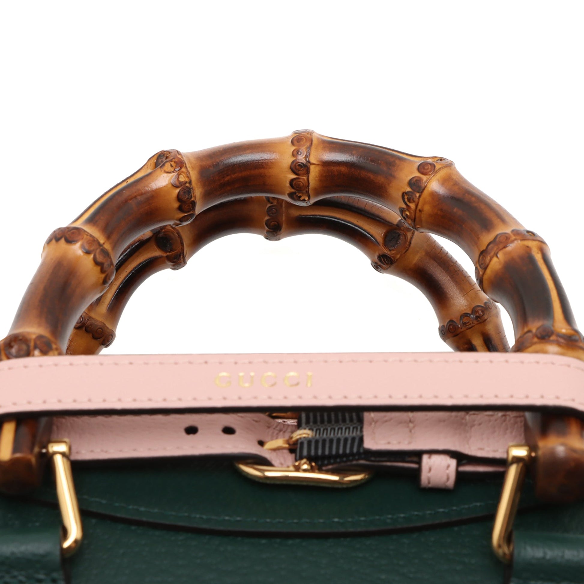 Gucci Small Calfskin Bamboo Diana Satchel