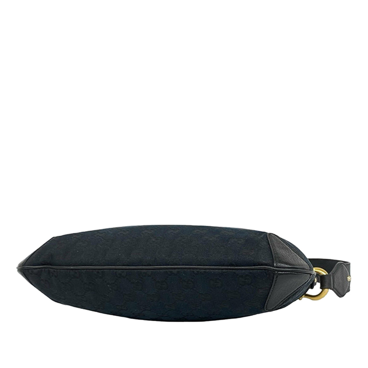 Gucci GG Canvas D-ring Hobo — Black