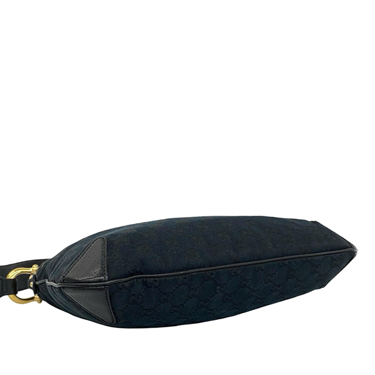 Gucci GG Canvas D-ring Hobo — Black
