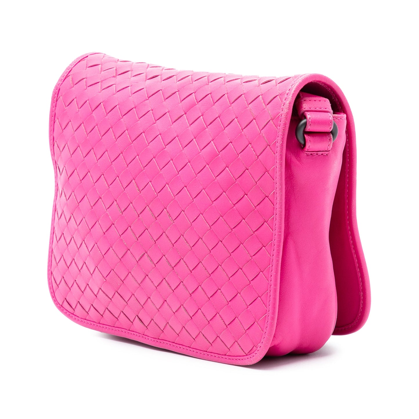 Bottega Veneta Nappa Intrecciato Flap Crossbody