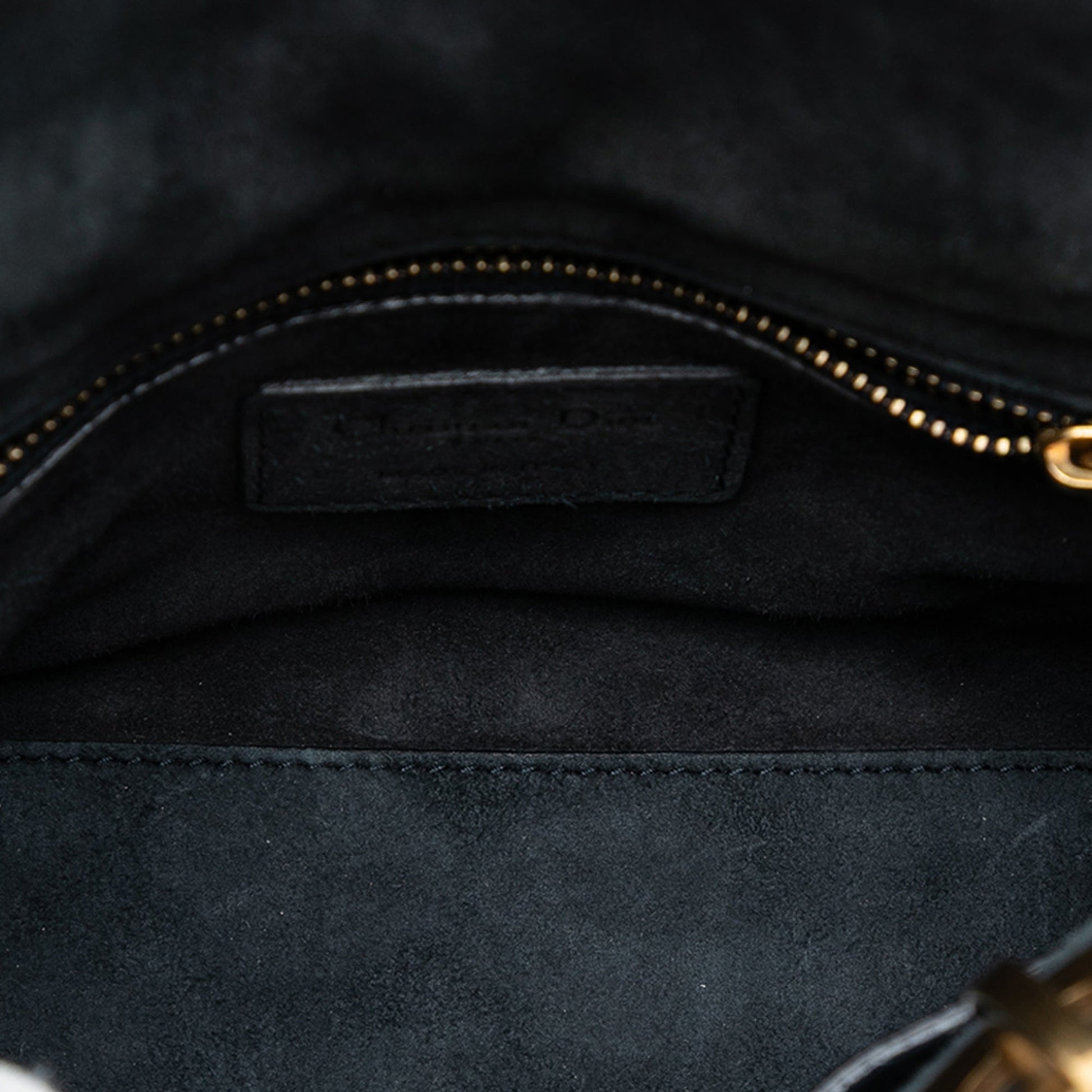 Dior Mini Denim Cannage Studded Supple Lady Dior