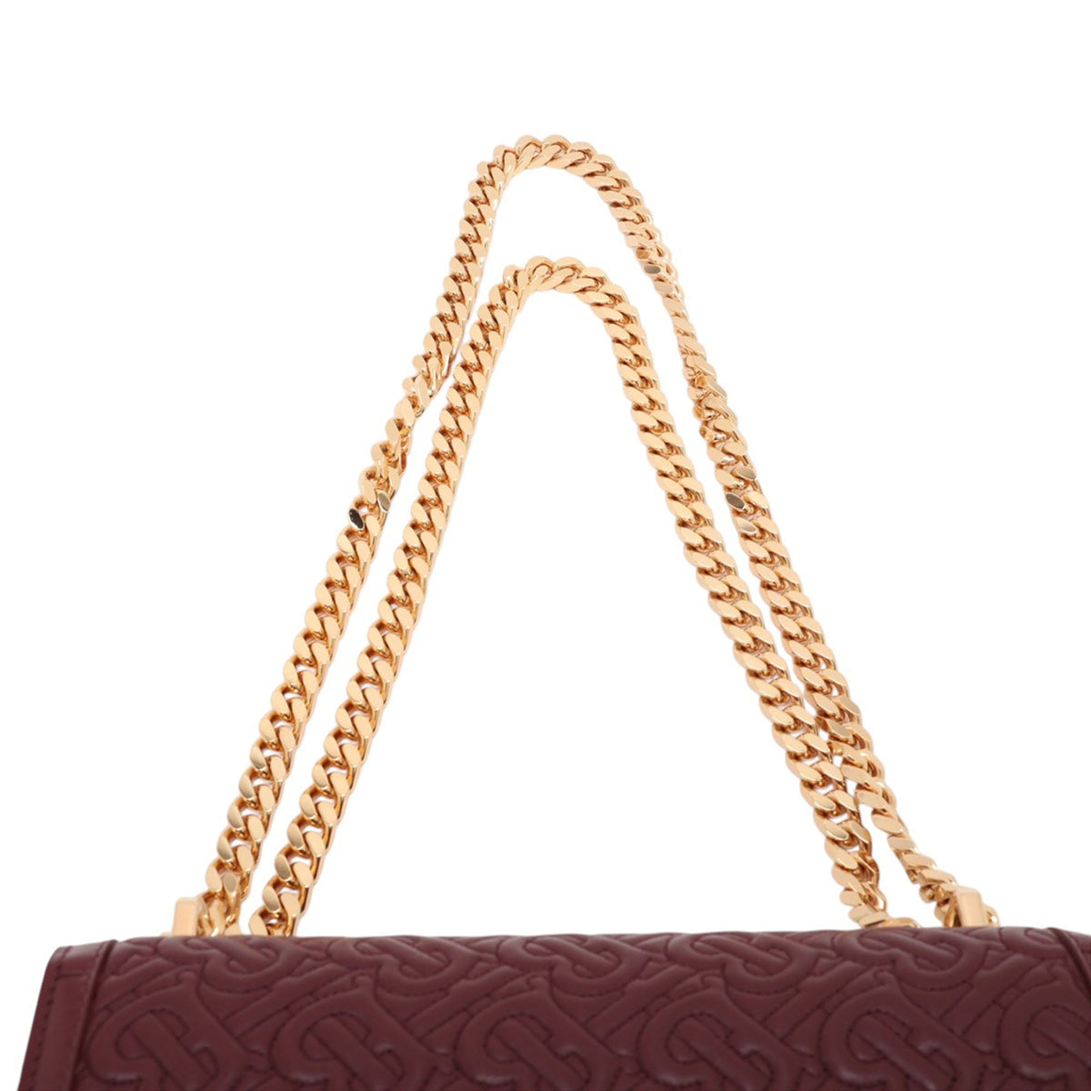 Burberry Quilted Leather TB Chain Crossbody