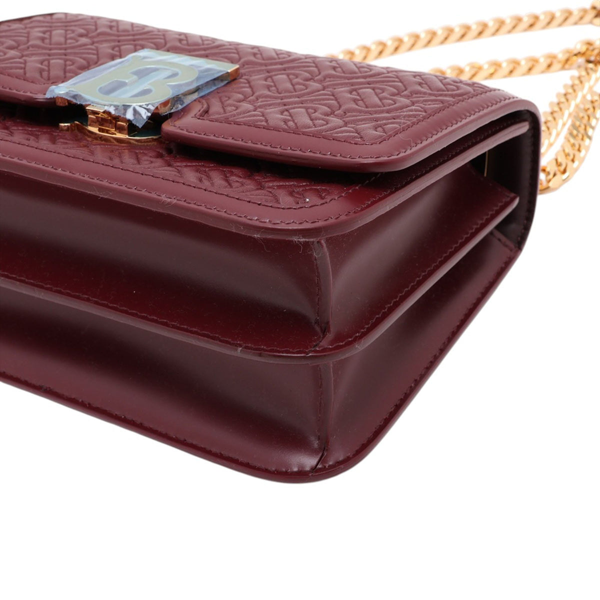 Burberry Quilted Leather TB Chain Crossbody