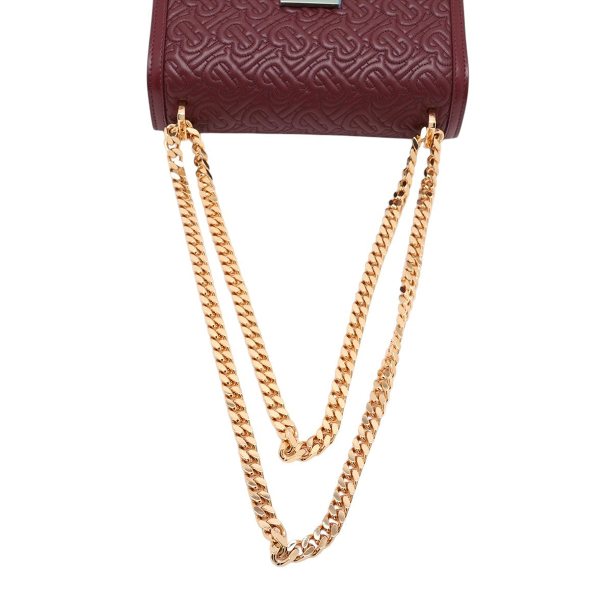 Burberry Quilted Leather TB Chain Crossbody