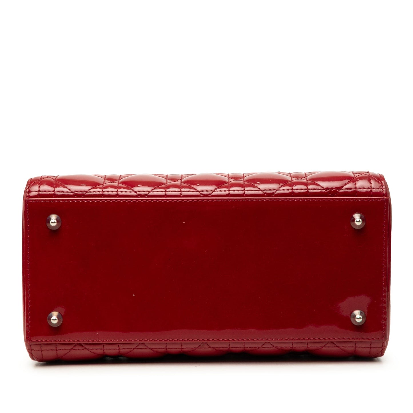 Dior Medium Patent Cannage Lady Dior