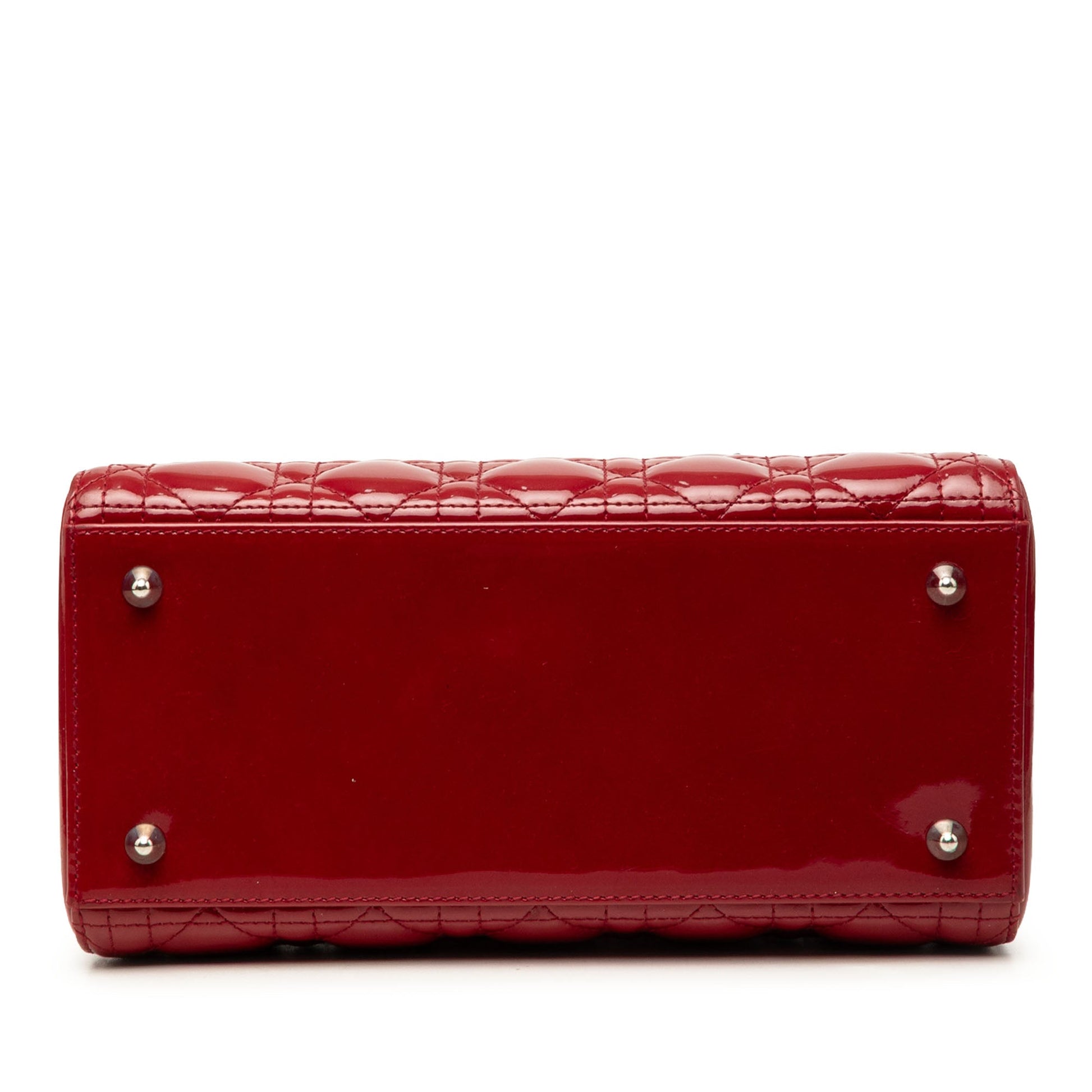 Dior Medium Patent Cannage Lady Dior