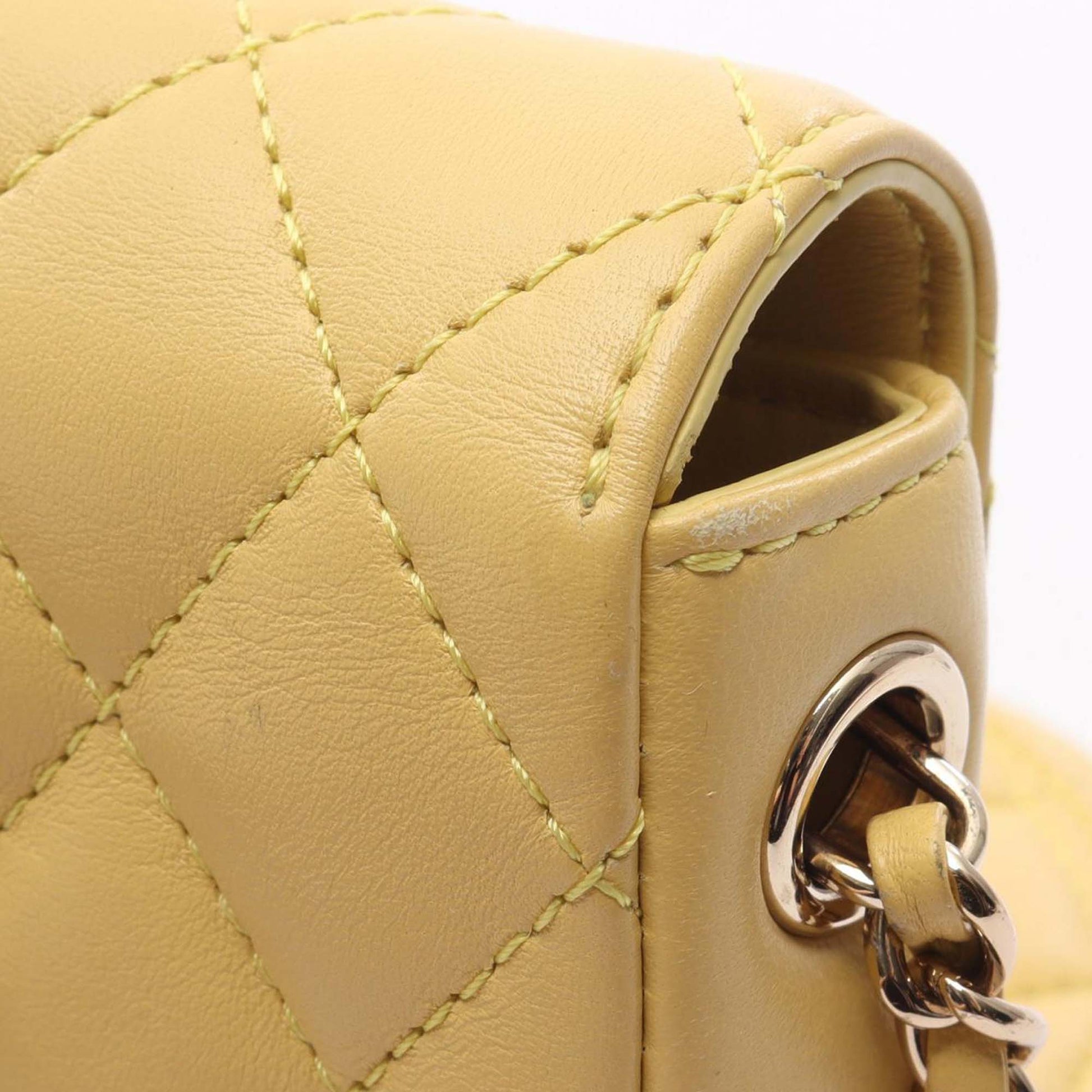 Chanel Quilted Lambskin Side Packs Flap