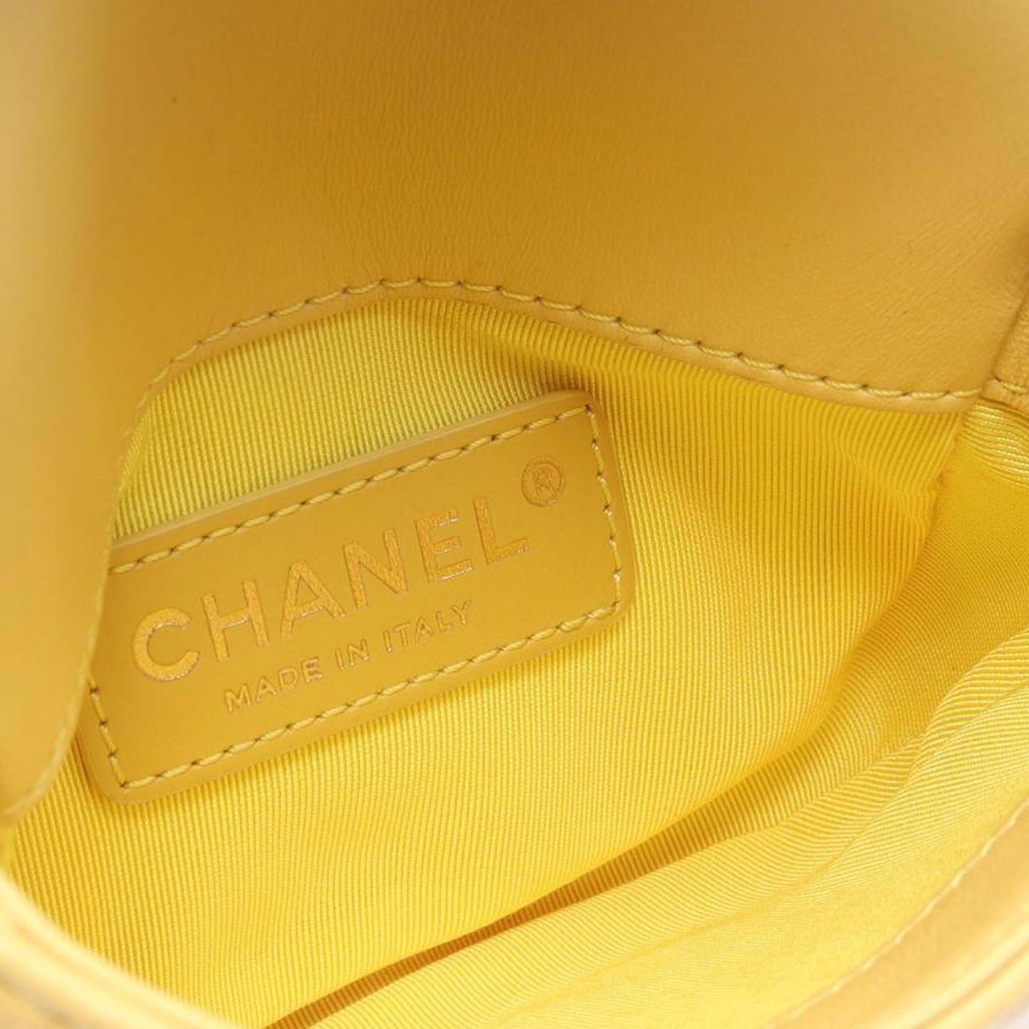 Chanel Quilted Lambskin Side Packs Flap