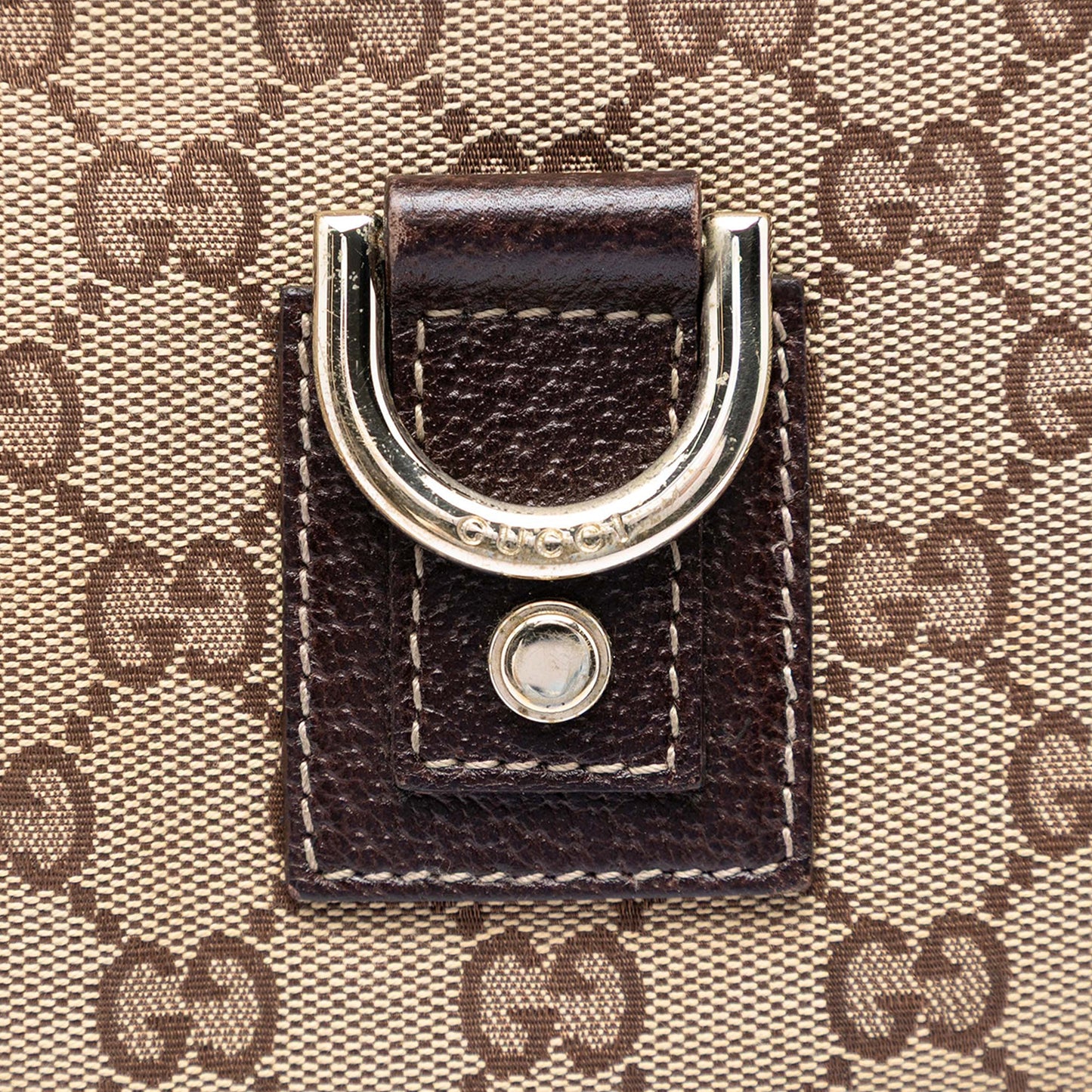 Gucci GG Canvas Abbey D Ring Shoulder Bag