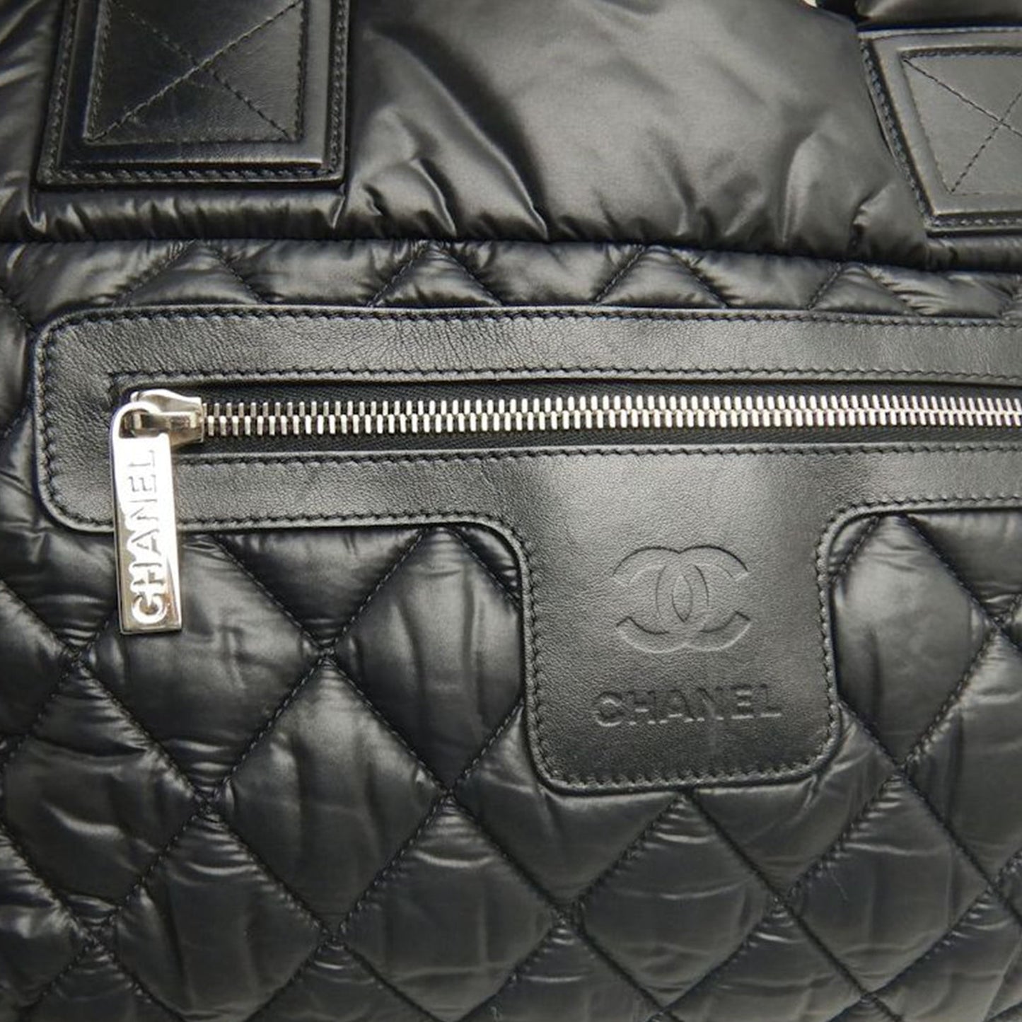 Chanel Small Quilted Nylon Coco Cocoon Tote