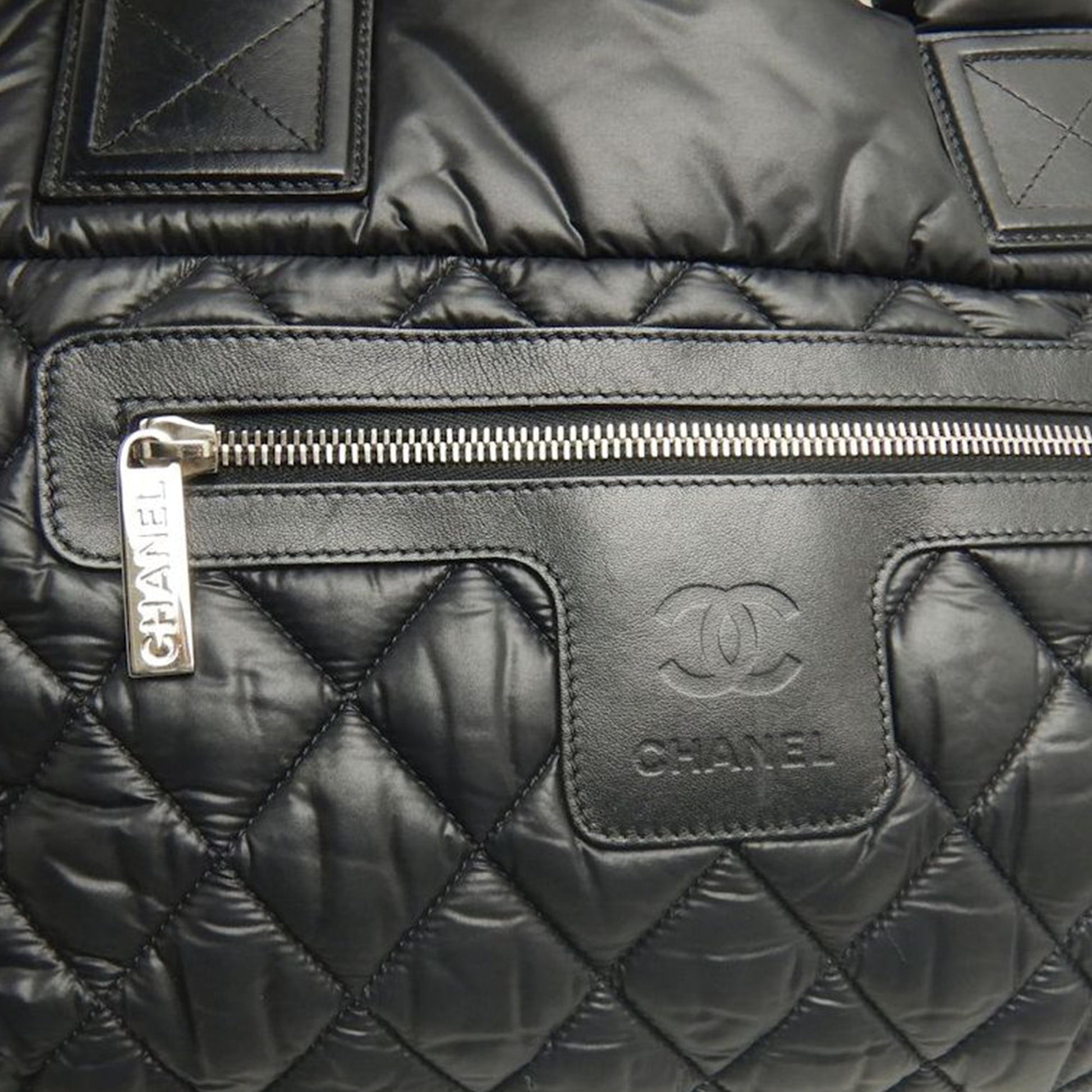 Chanel Small Quilted Nylon Coco Cocoon Tote