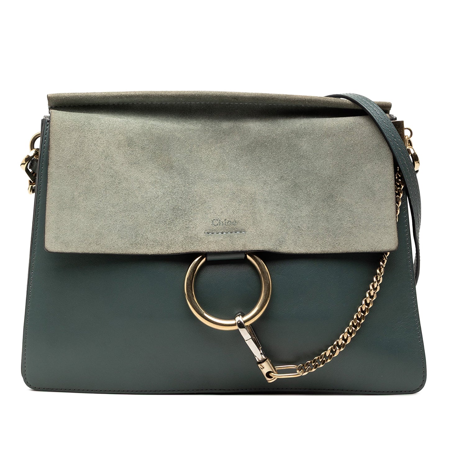 Chloé Medium Calfskin and Suede Faye Crossbody