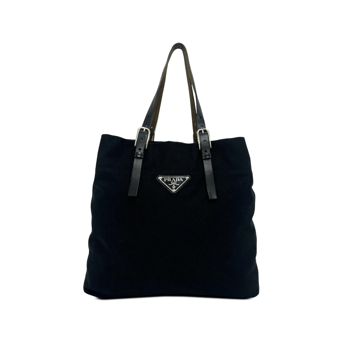 Prada Canvas Tote — Black
