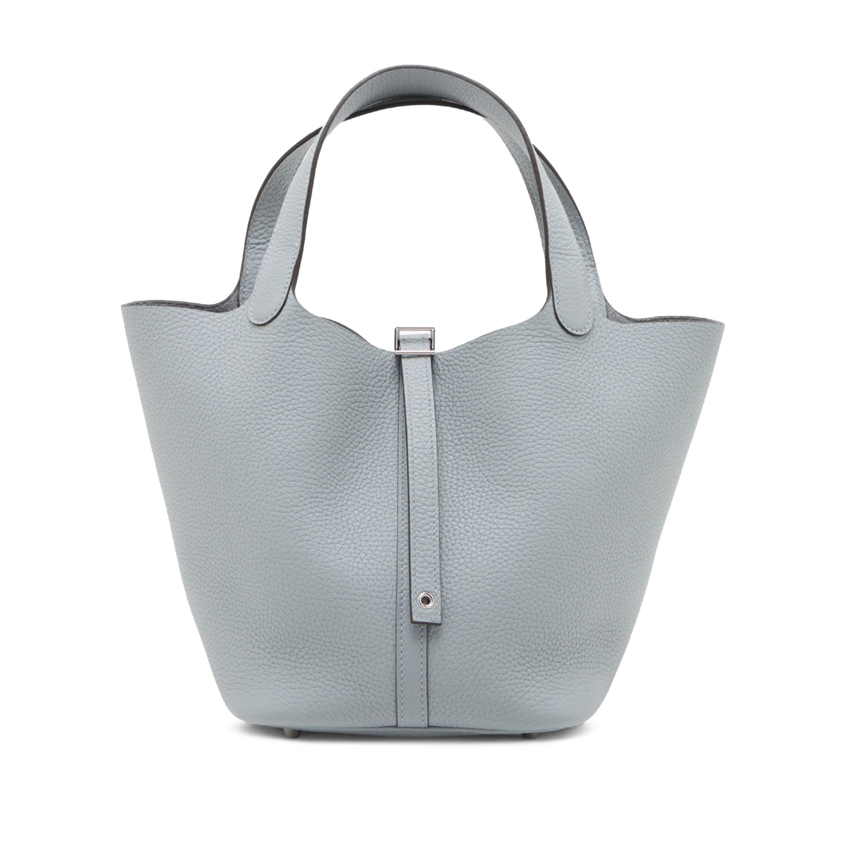 Hermès Clemence Picotin Lock 22 — Blue