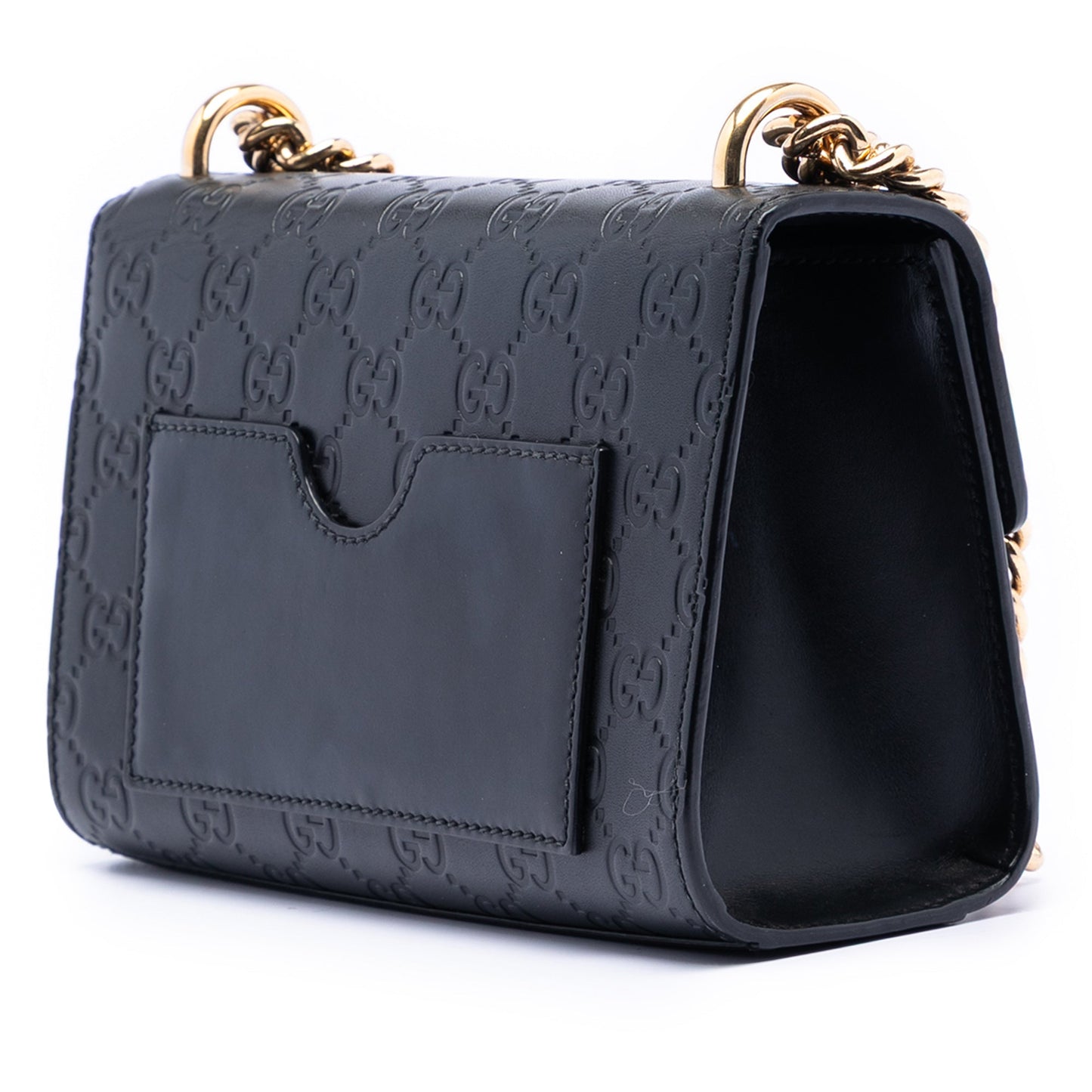 Gucci Small Guccissima Padlock Crossbody