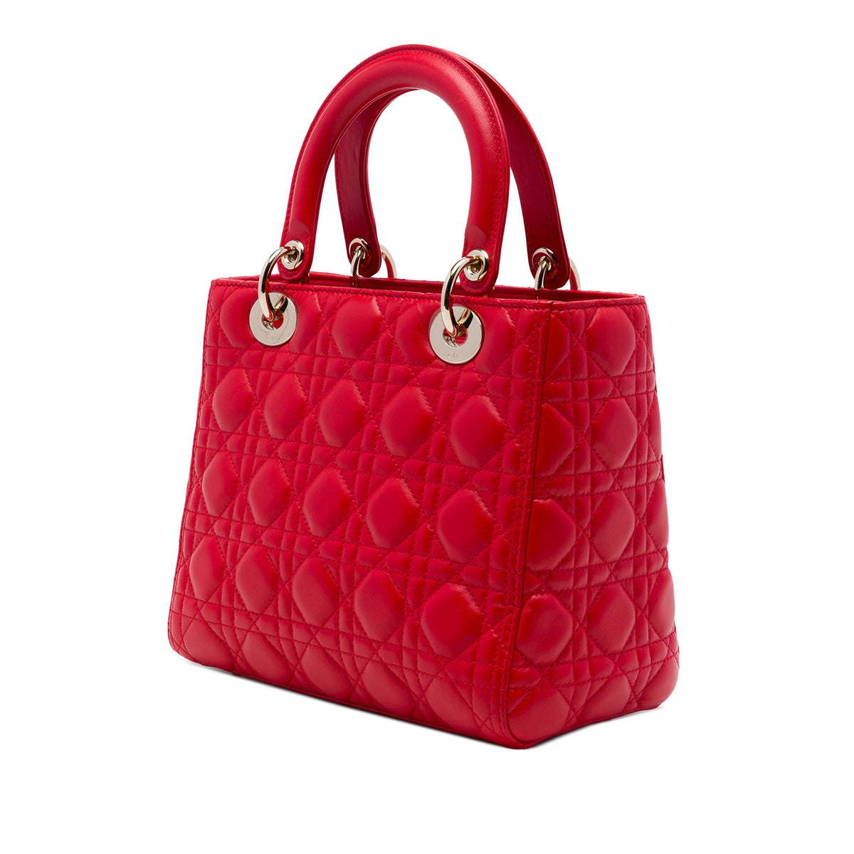 Dior Medium Lambskin Cannage Lady Dior