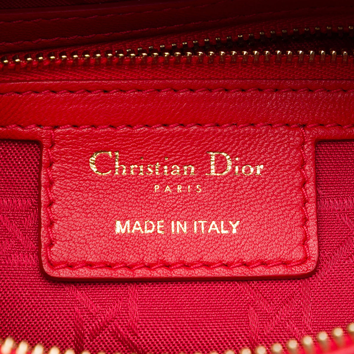 Dior Medium Lambskin Cannage Lady Dior