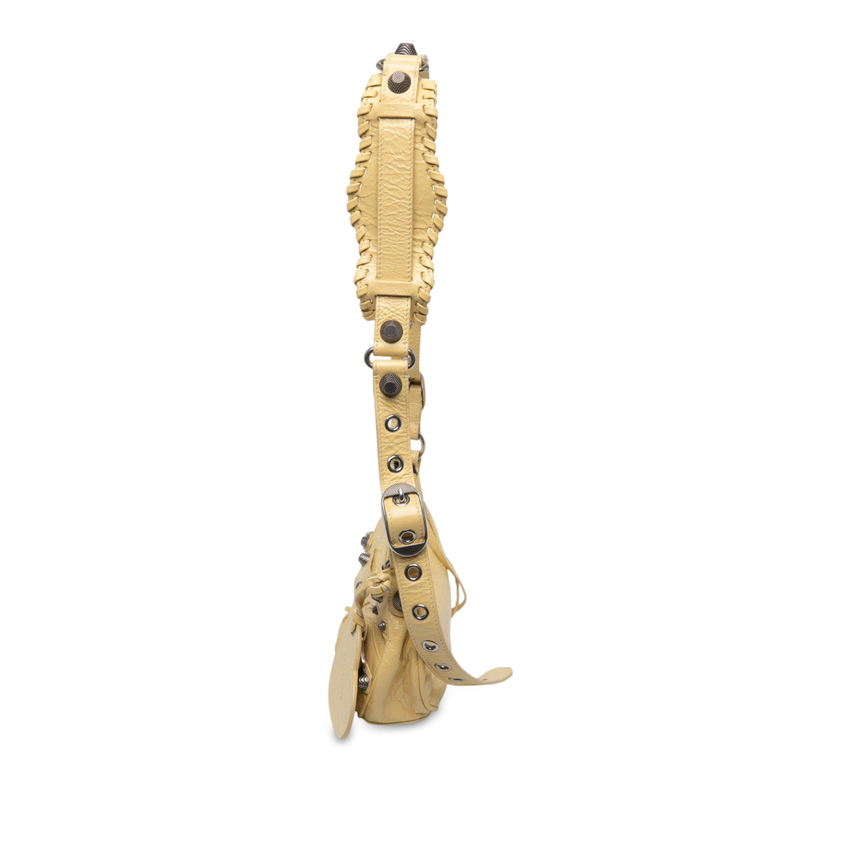 Balenciaga Lambskin Motocross Le Cagole XS — Yellow
