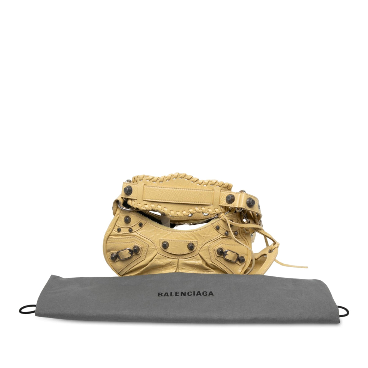Balenciaga Lambskin Motocross Le Cagole XS — Yellow