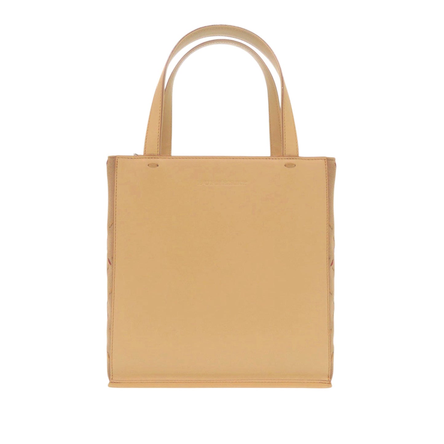 Burberry Calfskin and Suede Stitch Handbag