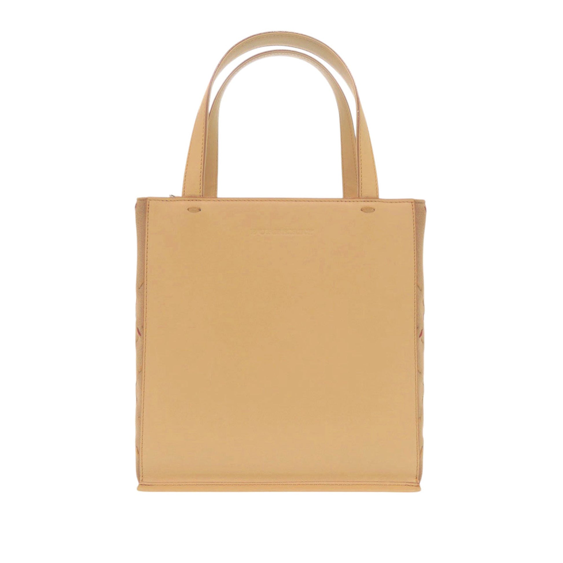 Burberry Calfskin and Suede Stitch Handbag