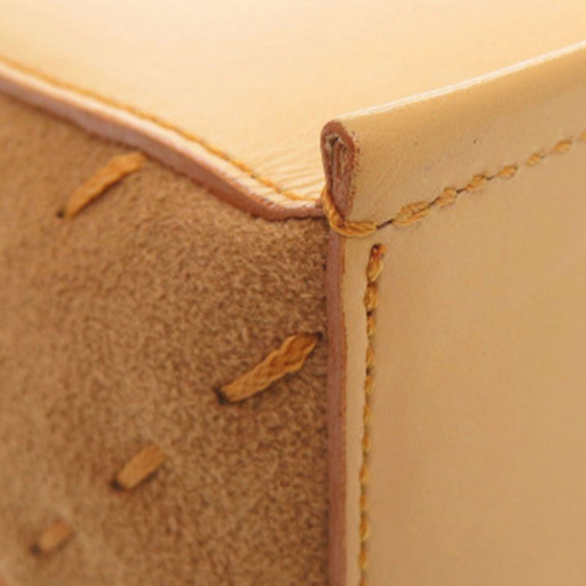 Burberry Calfskin and Suede Stitch Handbag