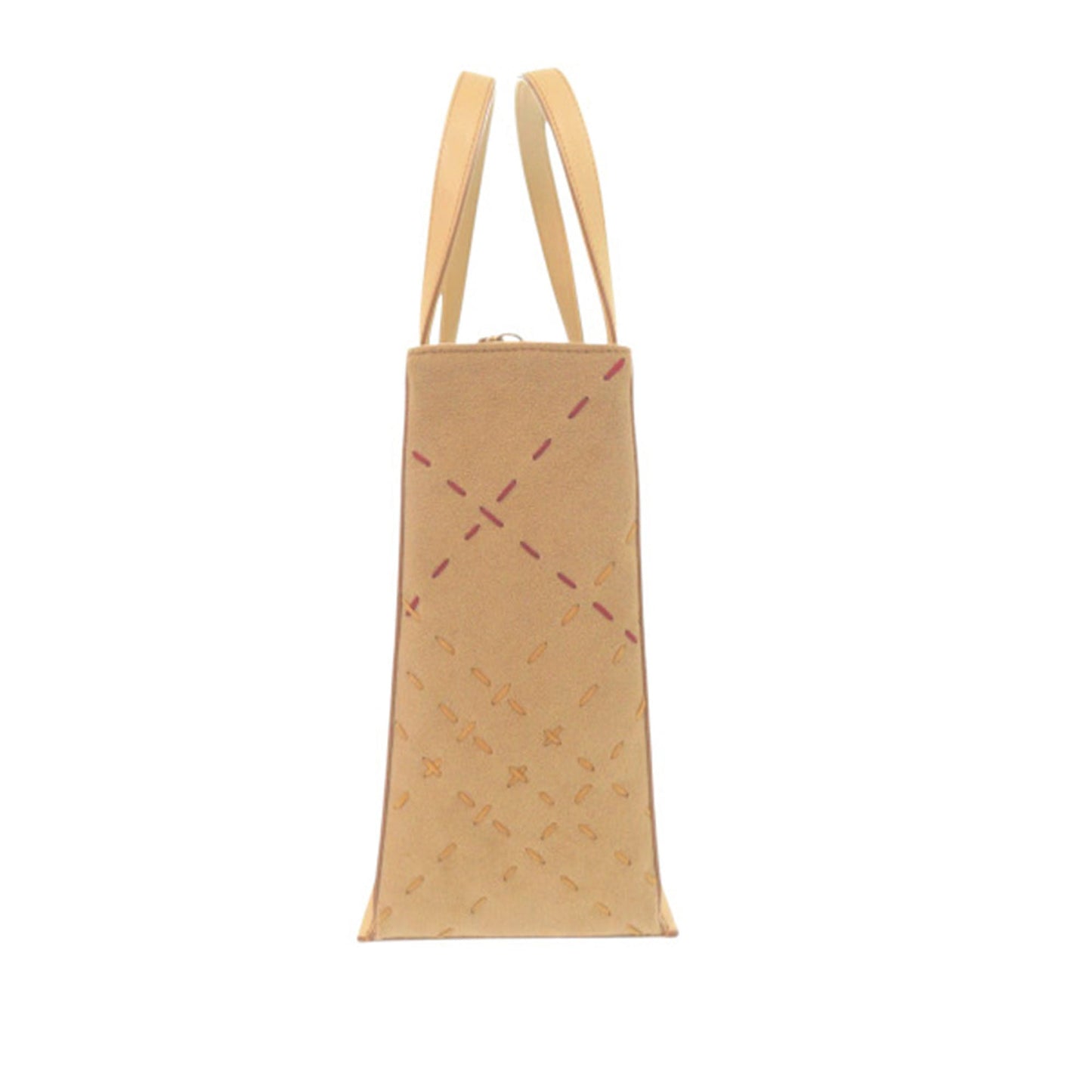Burberry Calfskin and Suede Stitch Handbag