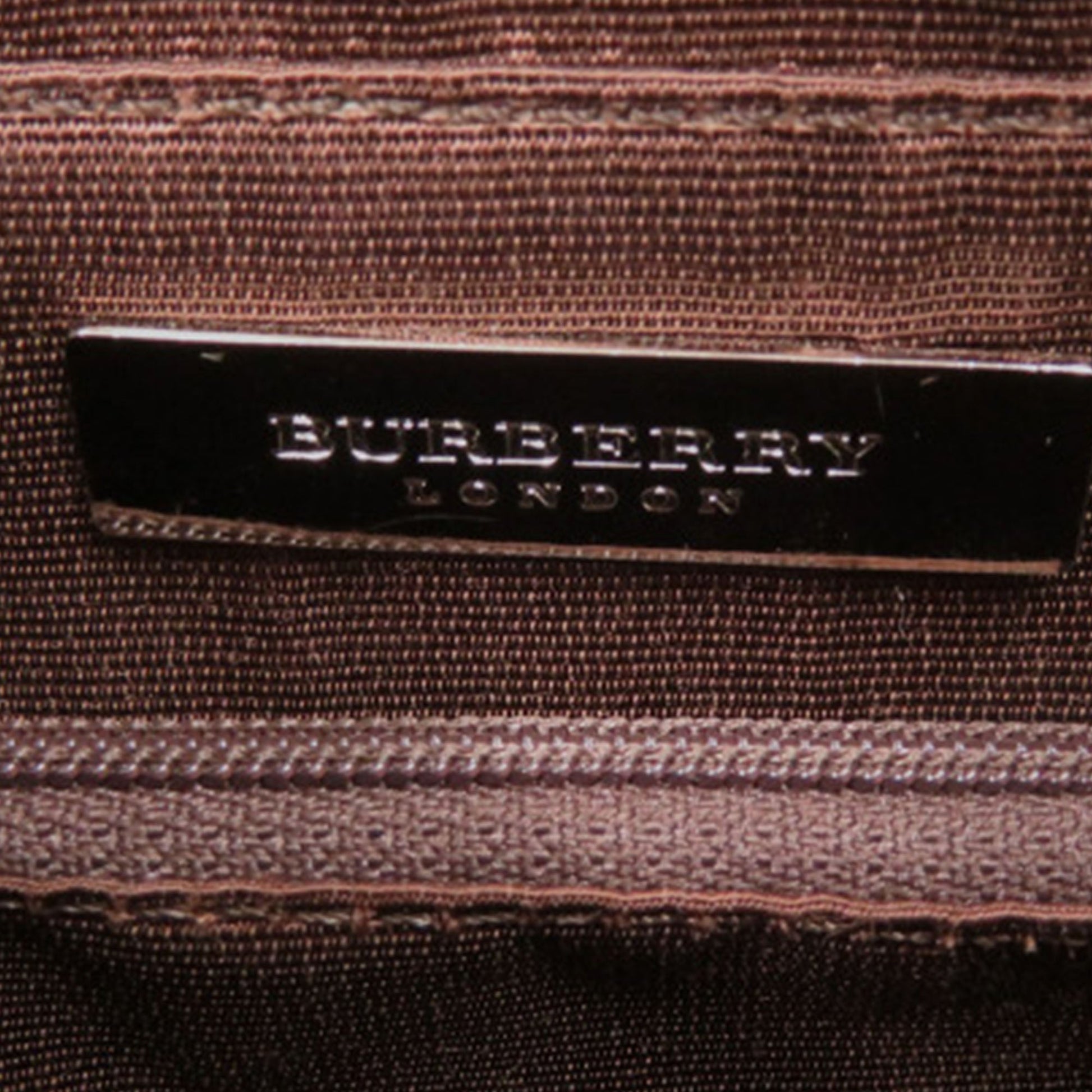 Burberry Calfskin and Suede Stitch Handbag
