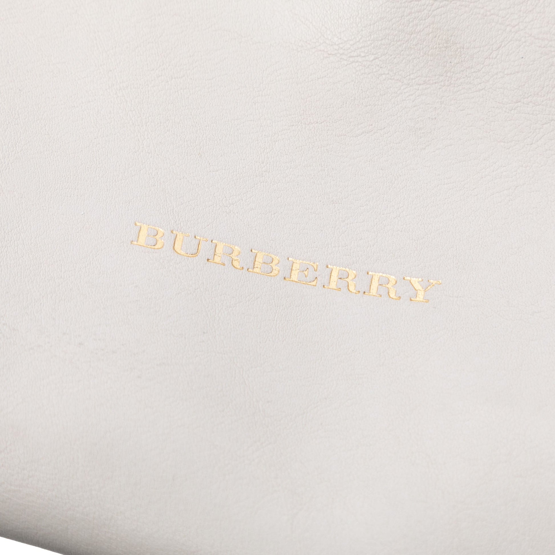 Burberry Medium Leather and House Check Banner Satchel