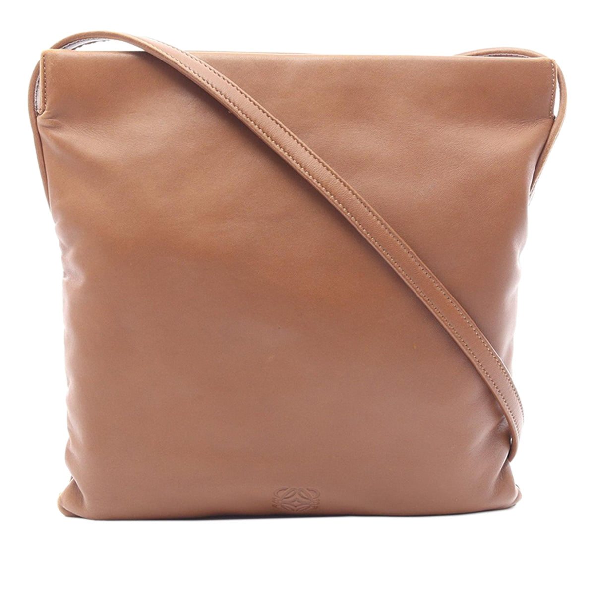 LOEWE Nappa Anagram Crossbody — Brown